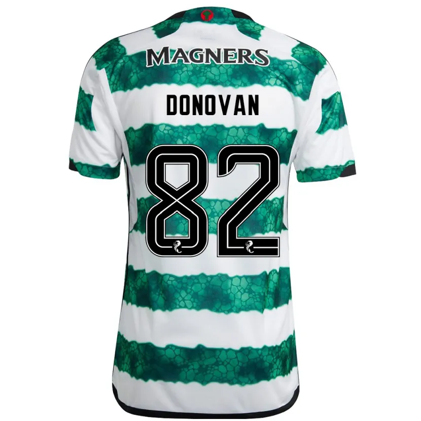 Danxen Niño Camiseta Colby Donovan #82 Verde 1ª Equipación 2023/24 La Camisa