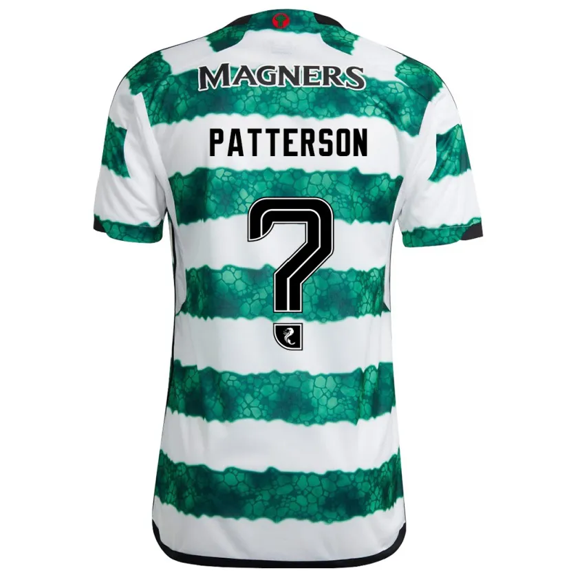 Danxen Niño Camiseta Cameron Patterson #0 Verde 1ª Equipación 2023/24 La Camisa