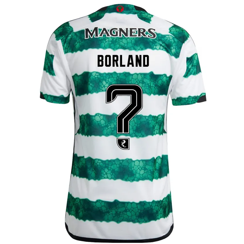 Danxen Niño Camiseta Hayden Borland #0 Verde 1ª Equipación 2023/24 La Camisa