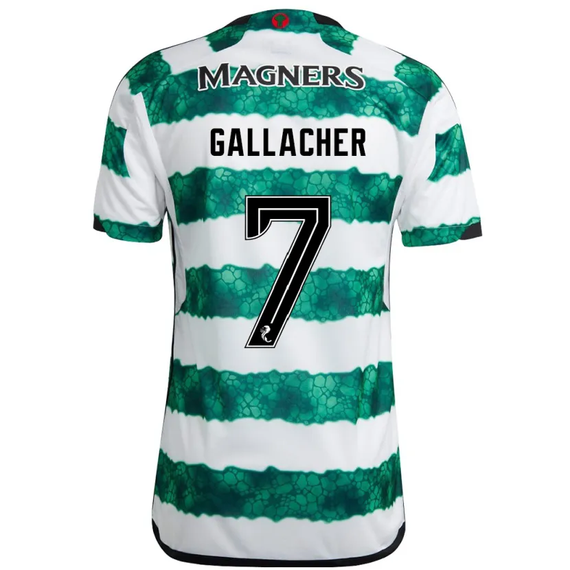 Danxen Niño Camiseta Amy Gallacher #7 Verde 1ª Equipación 2023/24 La Camisa