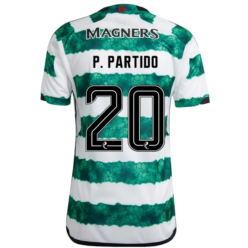 Danxen Niño Camiseta Paula Partido #20 Verde 1ª Equipación 2023/24 La Camisa