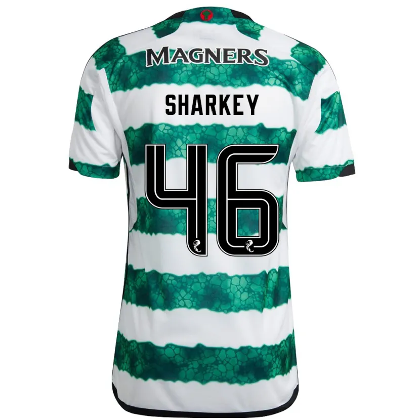 Danxen Niño Camiseta Amy Sharkey #46 Verde 1ª Equipación 2023/24 La Camisa