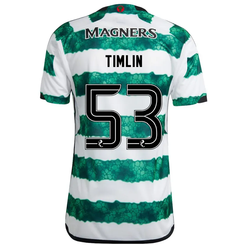 Danxen Niño Camiseta Sophie Timlin #53 Verde 1ª Equipación 2023/24 La Camisa