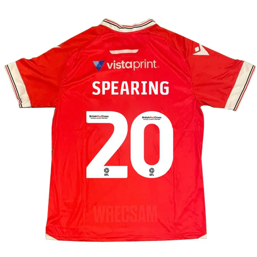 Danxen Niño Camiseta Natasha Spearing #20 Rojo 1ª Equipación 2023/24 La Camisa