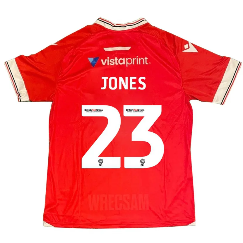 Danxen Niño Camiseta Ruby Jones #23 Rojo 1ª Equipación 2023/24 La Camisa