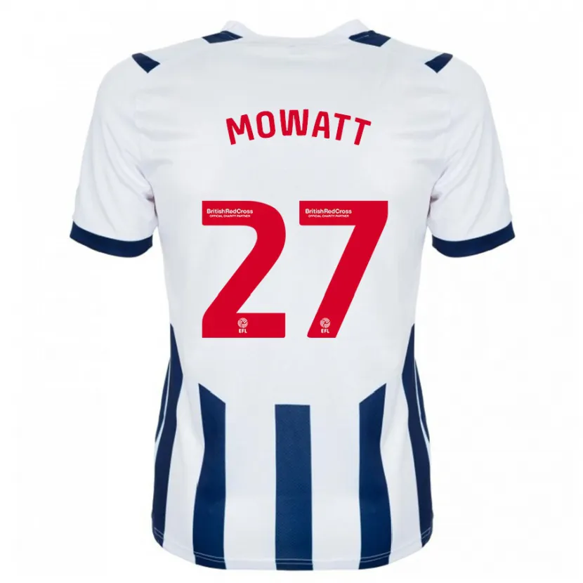 Danxen Niño Camiseta Alex Mowatt #27 Blanco 1ª Equipación 2023/24 La Camisa