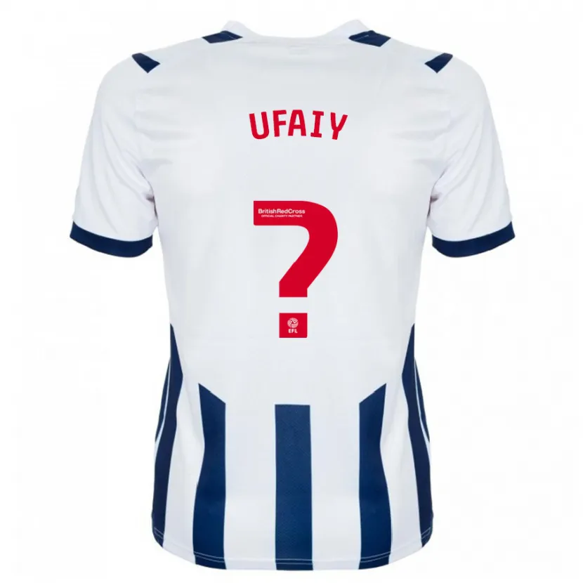 Danxen Niño Camiseta Kevin Ufaiy #0 Blanco 1ª Equipación 2023/24 La Camisa