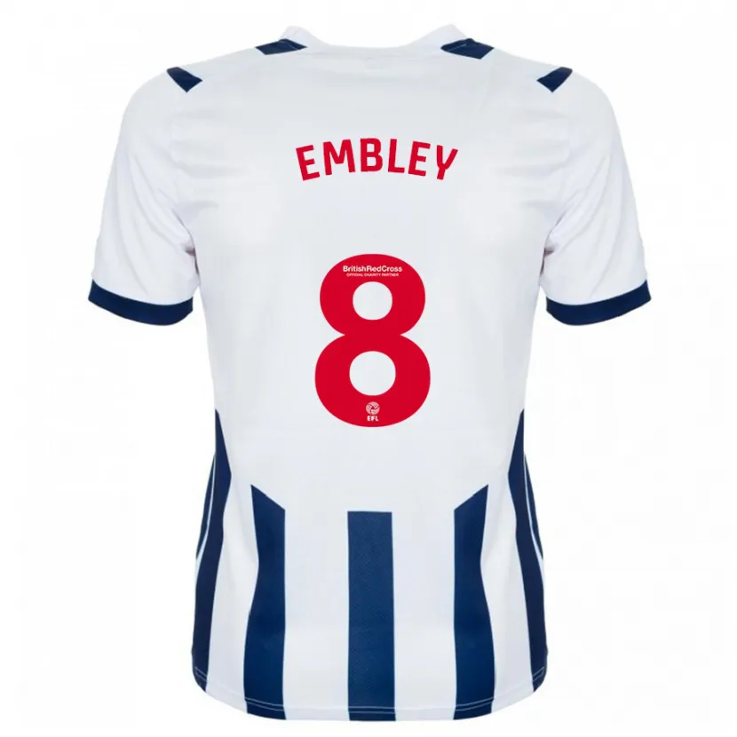 Danxen Niño Camiseta Rosie Embley #8 Blanco 1ª Equipación 2023/24 La Camisa