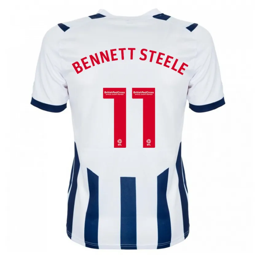 Danxen Niño Camiseta Lizzie Bennett-Steele #11 Blanco 1ª Equipación 2023/24 La Camisa