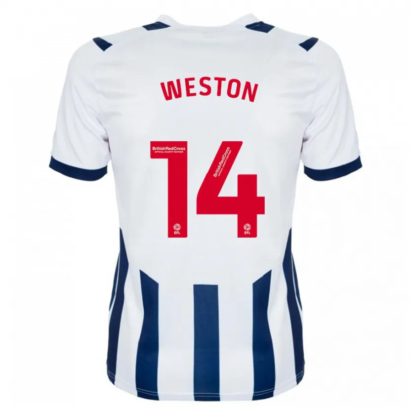 Danxen Niño Camiseta Steph Weston #14 Blanco 1ª Equipación 2023/24 La Camisa