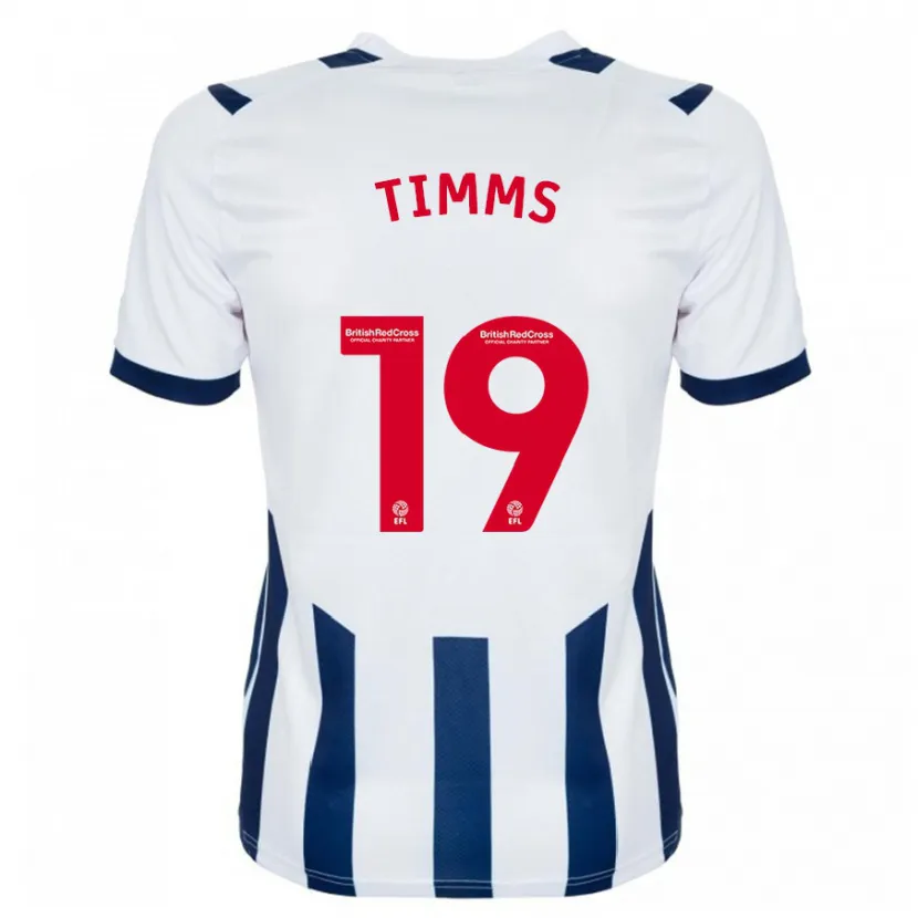 Danxen Niño Camiseta Maria Timms #19 Blanco 1ª Equipación 2023/24 La Camisa