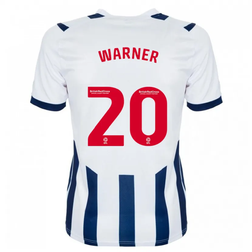 Danxen Niño Camiseta Phoebe Warner #20 Blanco 1ª Equipación 2023/24 La Camisa