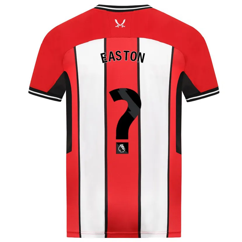 Danxen Niño Camiseta Evan Easton #0 Rojo 1ª Equipación 2023/24 La Camisa