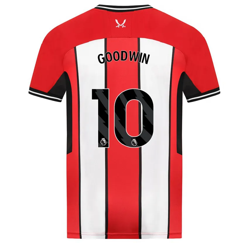 Danxen Niño Camiseta Isobel Goodwin #10 Rojo 1ª Equipación 2023/24 La Camisa