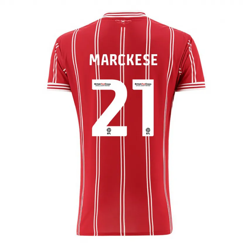 Danxen Niño Camiseta Kaylan Marckese #21 Rojo 1ª Equipación 2023/24 La Camisa