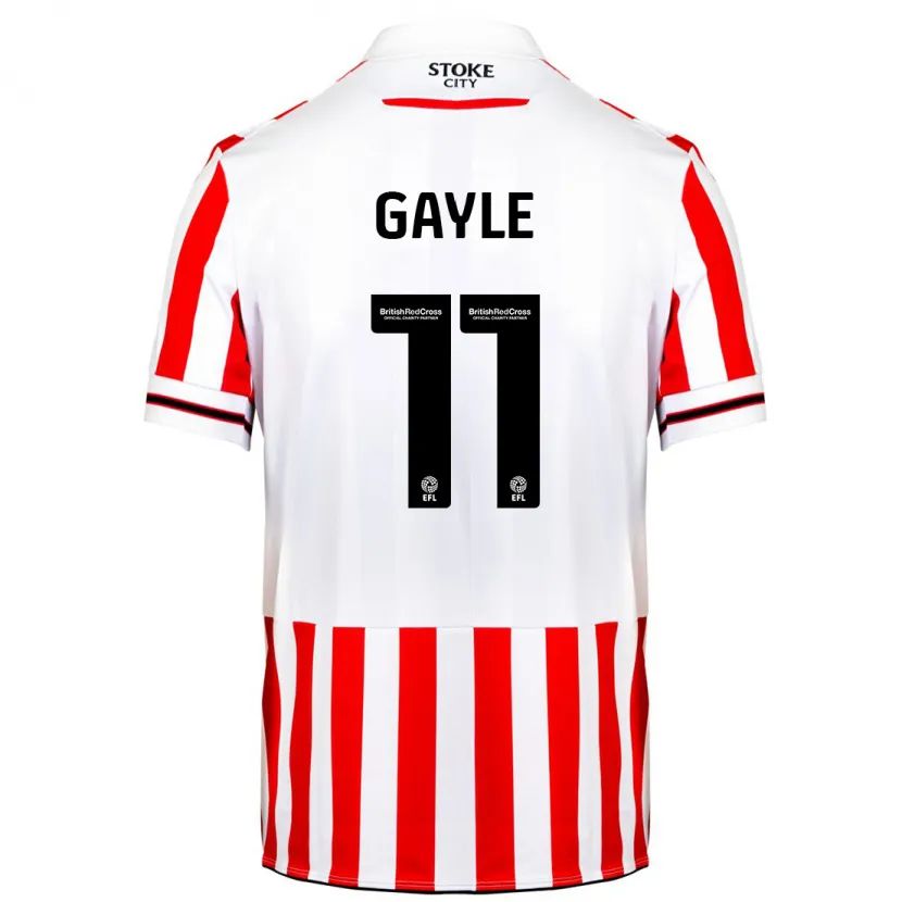 Danxen Niño Camiseta Dwight Gayle #11 Rojo Blanco 1ª Equipación 2023/24 La Camisa