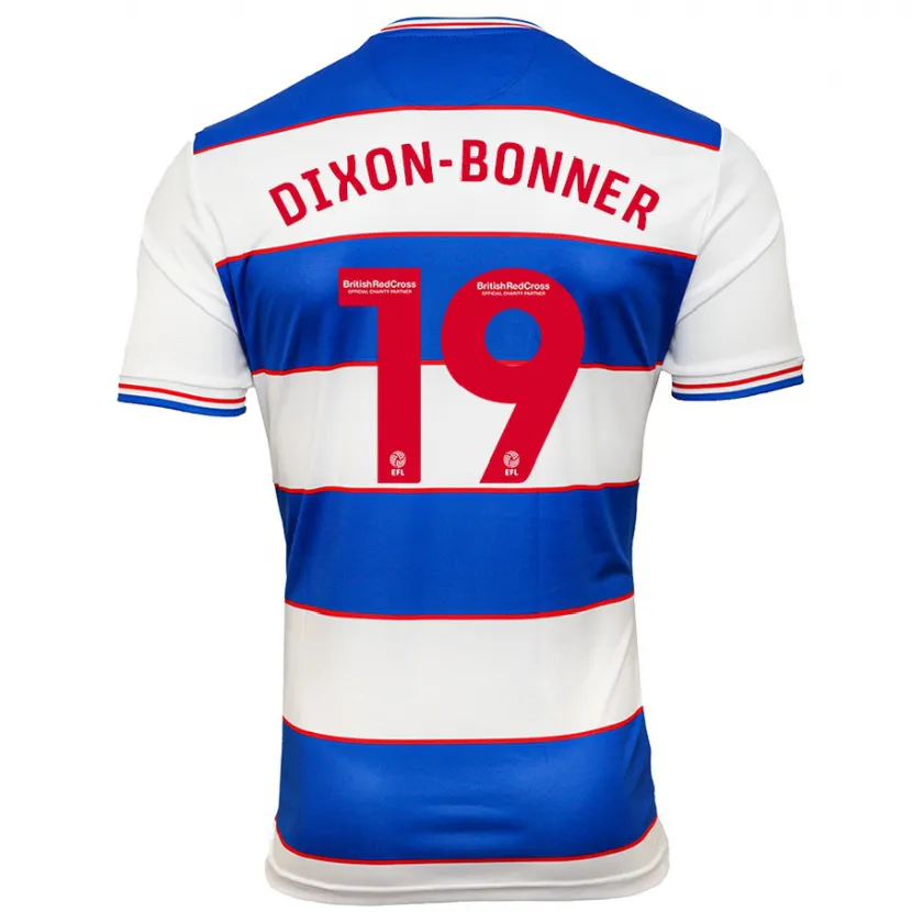 Danxen Niño Camiseta Elijah Dixon-Bonner #19 Blanco Azul 1ª Equipación 2023/24 La Camisa