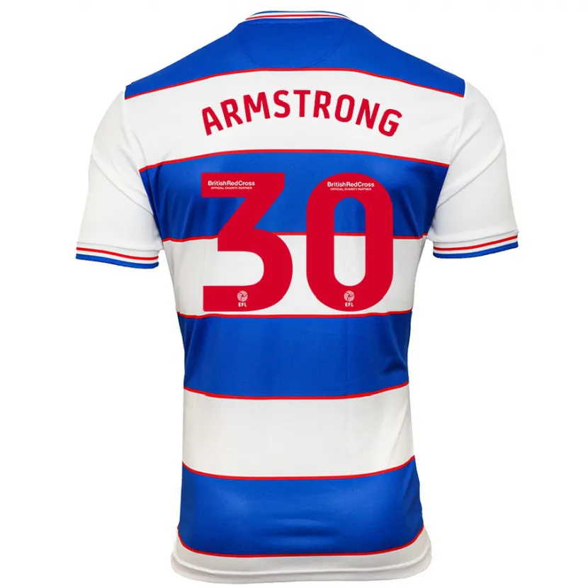 Danxen Niño Camiseta Sinclair Armstrong #30 Blanco Azul 1ª Equipación 2023/24 La Camisa