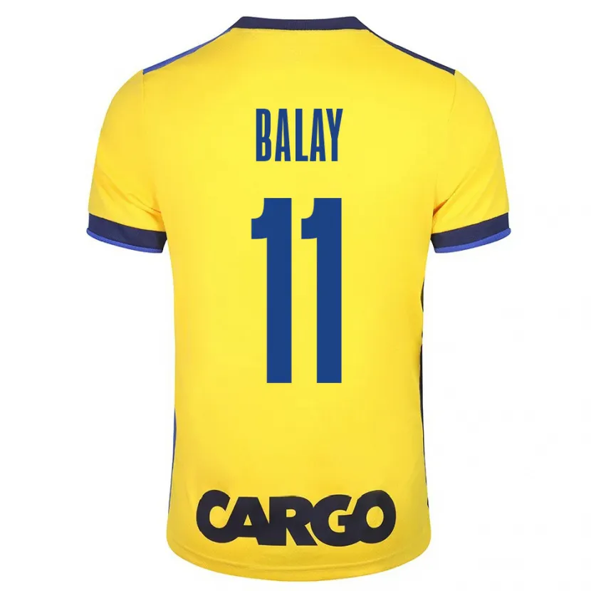 Danxen Niño Camiseta Yehuda Balay #11 Amarillo 1ª Equipación 2023/24 La Camisa