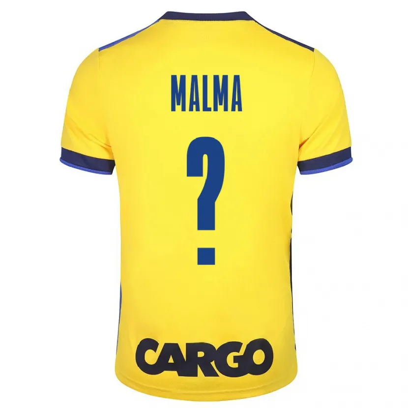 Danxen Niño Camiseta Itay Malma #0 Amarillo 1ª Equipación 2023/24 La Camisa