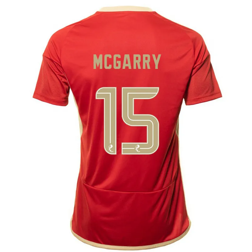 Danxen Niño Camiseta James Mcgarry #15 Rojo 1ª Equipación 2023/24 La Camisa