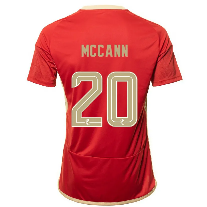 Danxen Niño Camiseta Annalisa Mccann #20 Rojo 1ª Equipación 2023/24 La Camisa