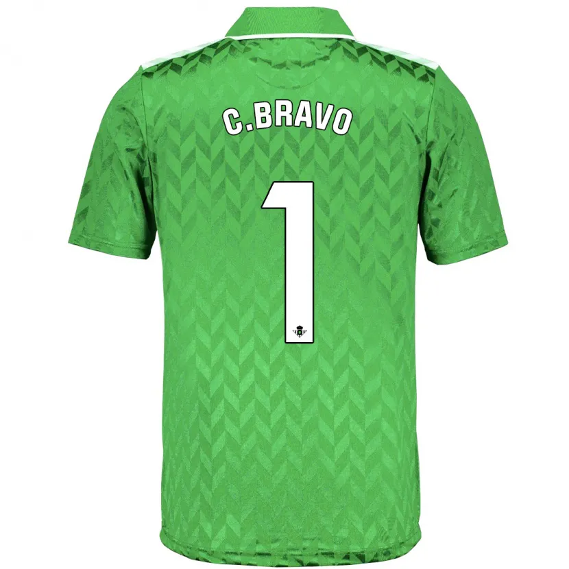 Danxen Niño Camiseta Claudio Bravo #1 Verde 2ª Equipación 2023/24 La Camisa