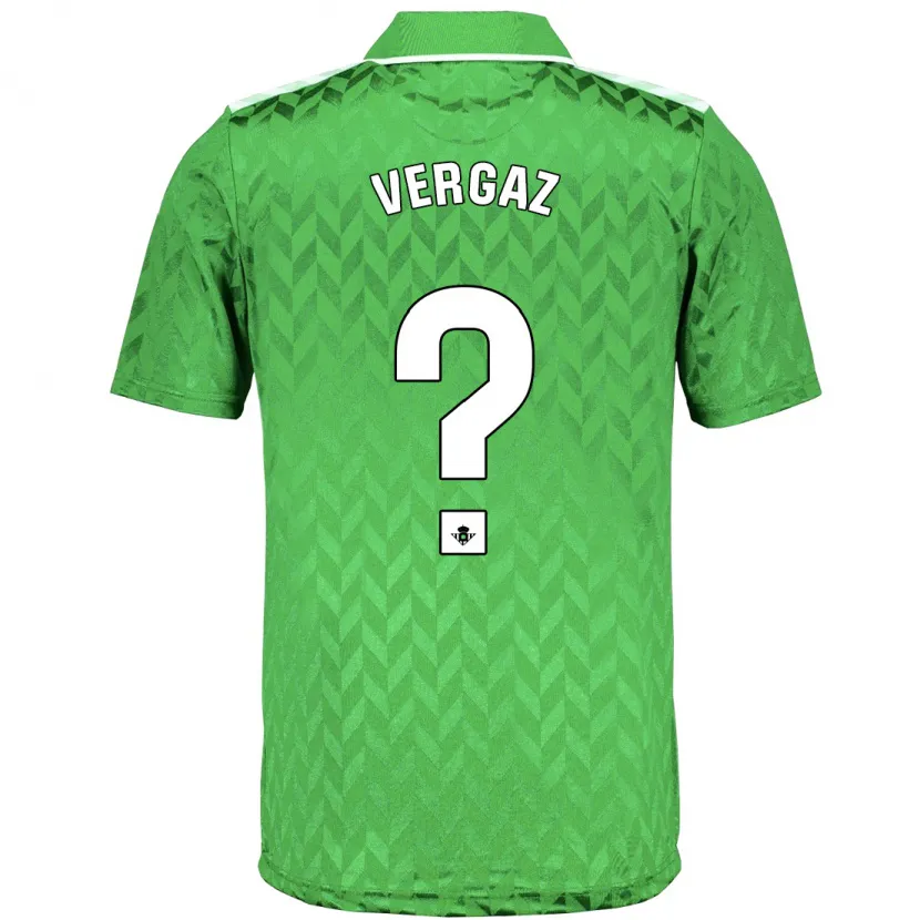 Danxen Niño Camiseta Alejandro Vergaz #0 Verde 2ª Equipación 2023/24 La Camisa