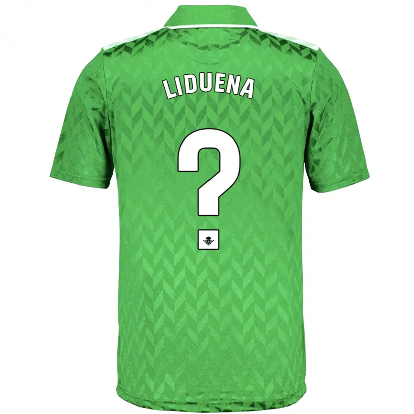 Danxen Niño Camiseta Rubén Lidueña #0 Verde 2ª Equipación 2023/24 La Camisa