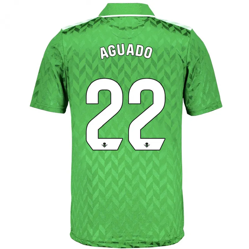 Danxen Niño Camiseta Julia Aguado Fernández #22 Verde 2ª Equipación 2023/24 La Camisa