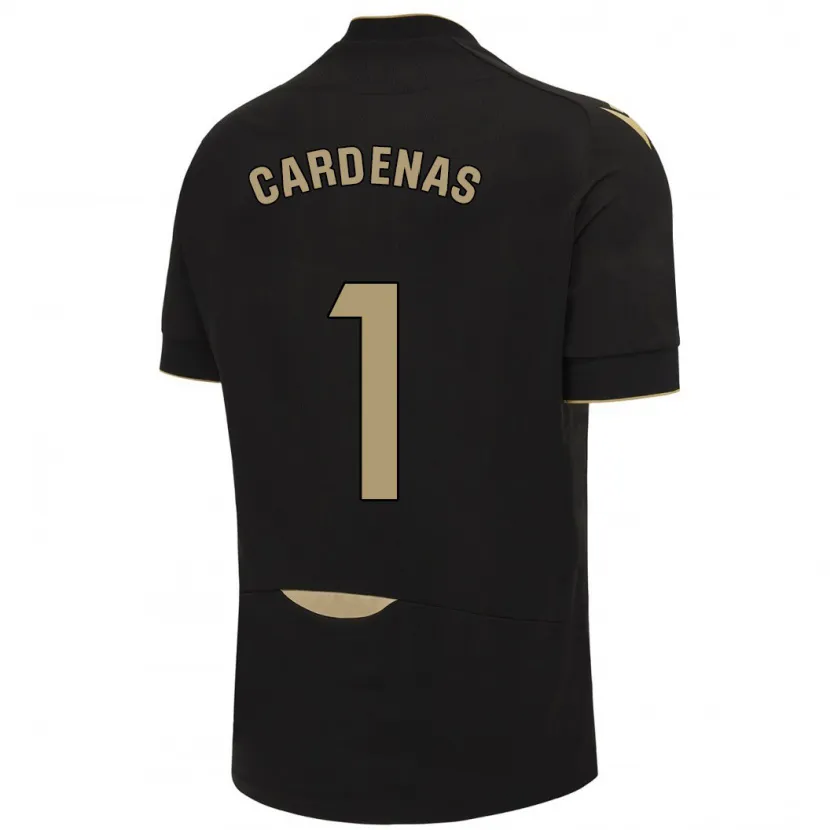 Danxen Niño Camiseta Raquel Cárdenas #1 Negro 2ª Equipación 2023/24 La Camisa