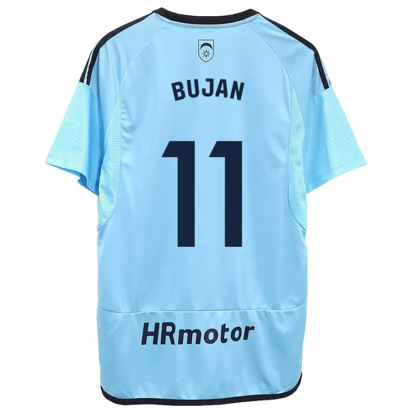 Danxen Niño Camiseta Unai Buján #11 Azul 2ª Equipación 2023/24 La Camisa