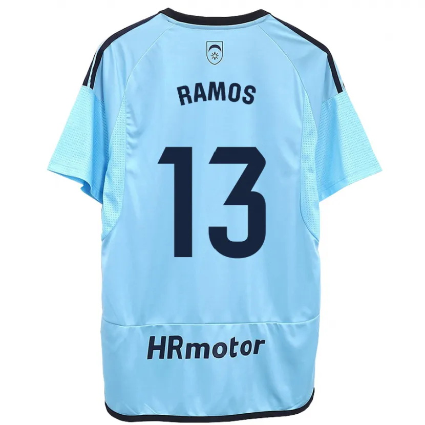 Danxen Niño Camiseta Darío Ramos #13 Azul 2ª Equipación 2023/24 La Camisa