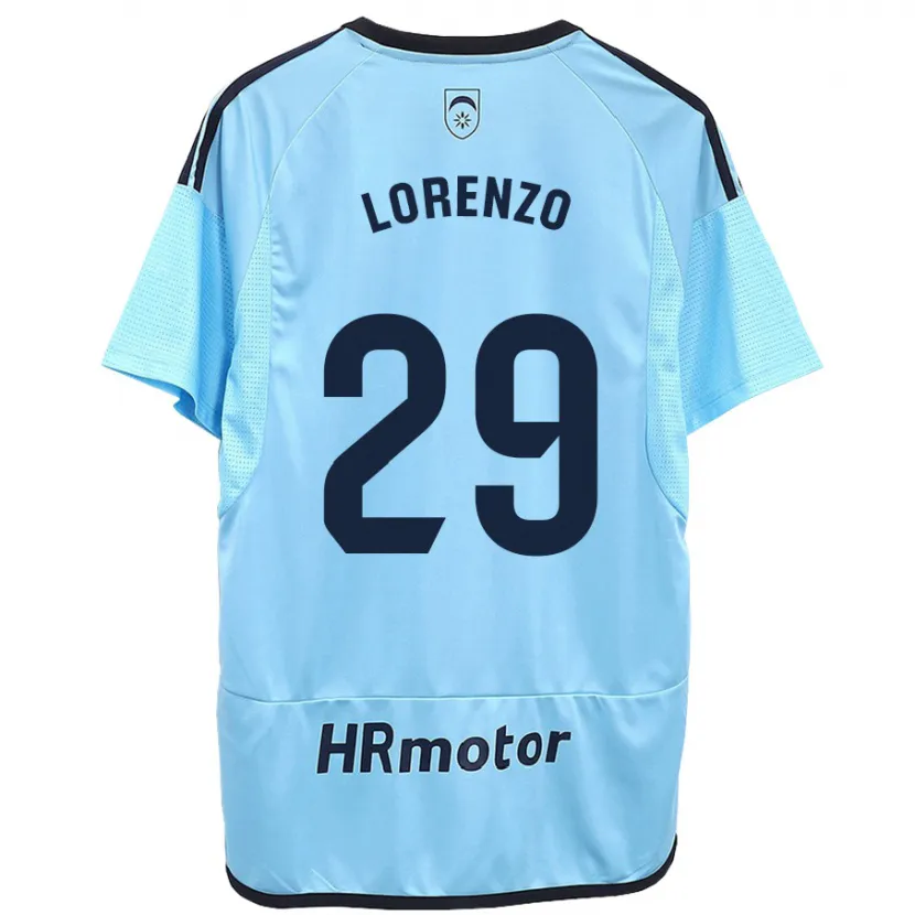 Danxen Niño Camiseta Nowend Lorenzo #29 Azul 2ª Equipación 2023/24 La Camisa