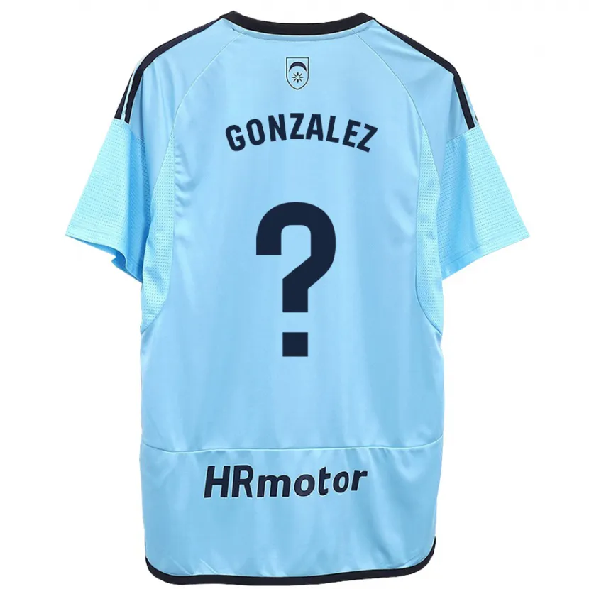 Danxen Niño Camiseta Iker González #0 Azul 2ª Equipación 2023/24 La Camisa