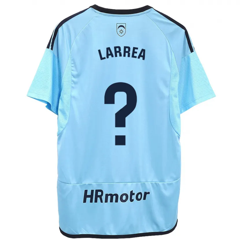 Danxen Niño Camiseta Unai Larrea #0 Azul 2ª Equipación 2023/24 La Camisa