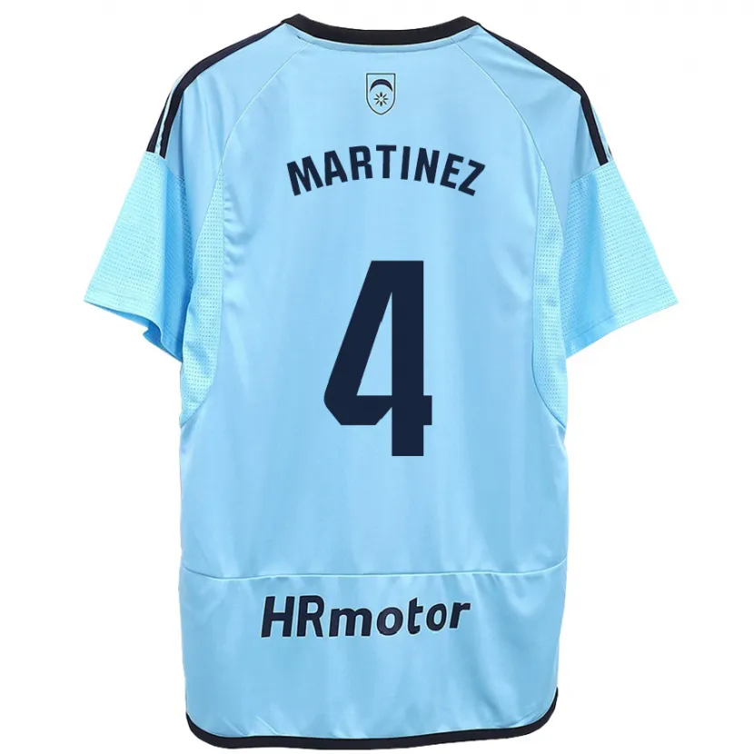 Danxen Niño Camiseta Vera Martínez Viota #4 Azul 2ª Equipación 2023/24 La Camisa