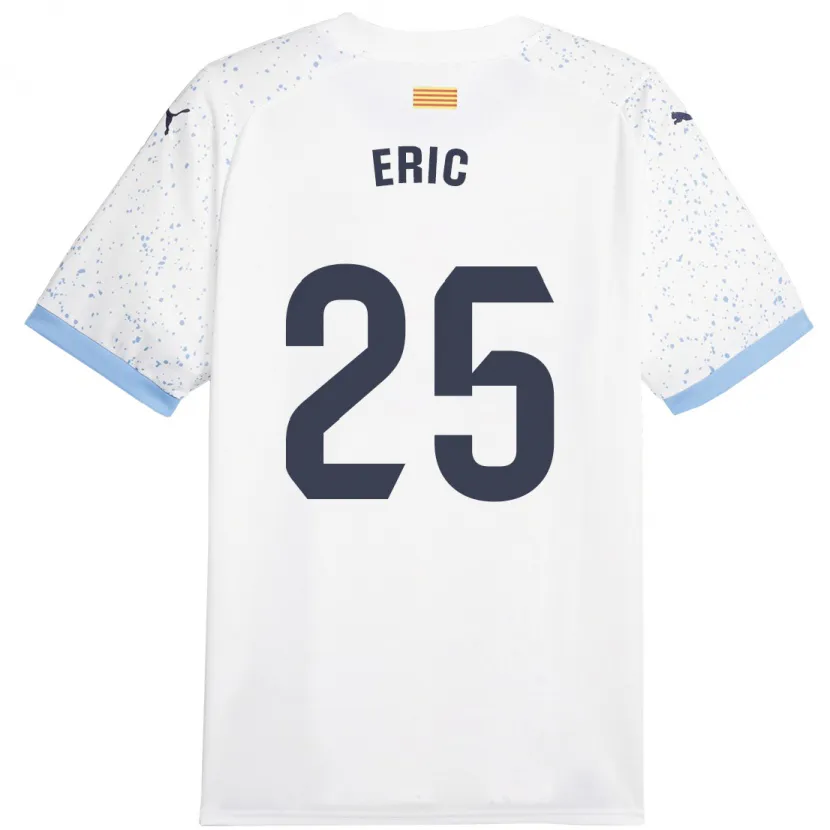 Danxen Niño Camiseta Eric García #25 Blanco 2ª Equipación 2023/24 La Camisa