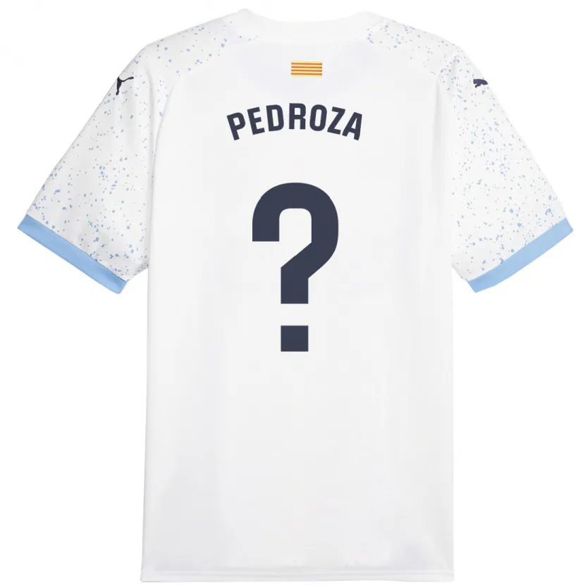 Danxen Niño Camiseta Gerardo Pedroza #0 Blanco 2ª Equipación 2023/24 La Camisa