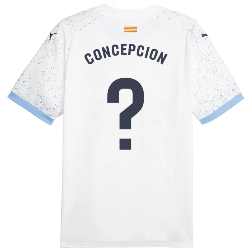 Danxen Niño Camiseta Elian Concepción #0 Blanco 2ª Equipación 2023/24 La Camisa