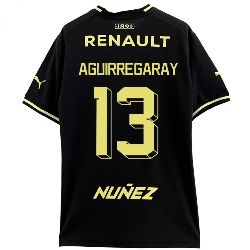 Danxen Niño Camiseta Matías Aguirregaray #13 Negro 2ª Equipación 2023/24 La Camisa