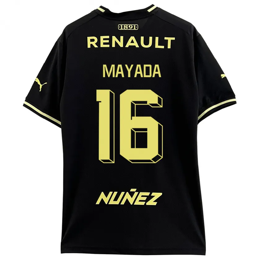 Danxen Niño Camiseta Camilo Mayada #16 Negro 2ª Equipación 2023/24 La Camisa