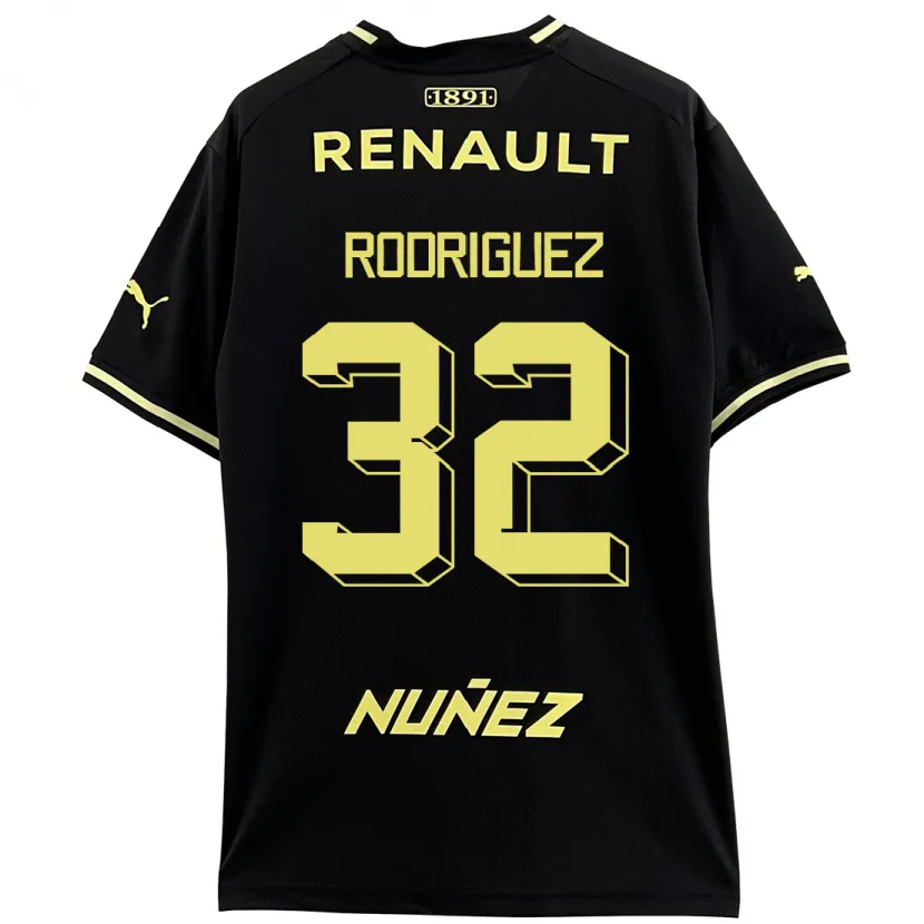 Danxen Niño Camiseta Randall Rodríguez #32 Negro 2ª Equipación 2023/24 La Camisa