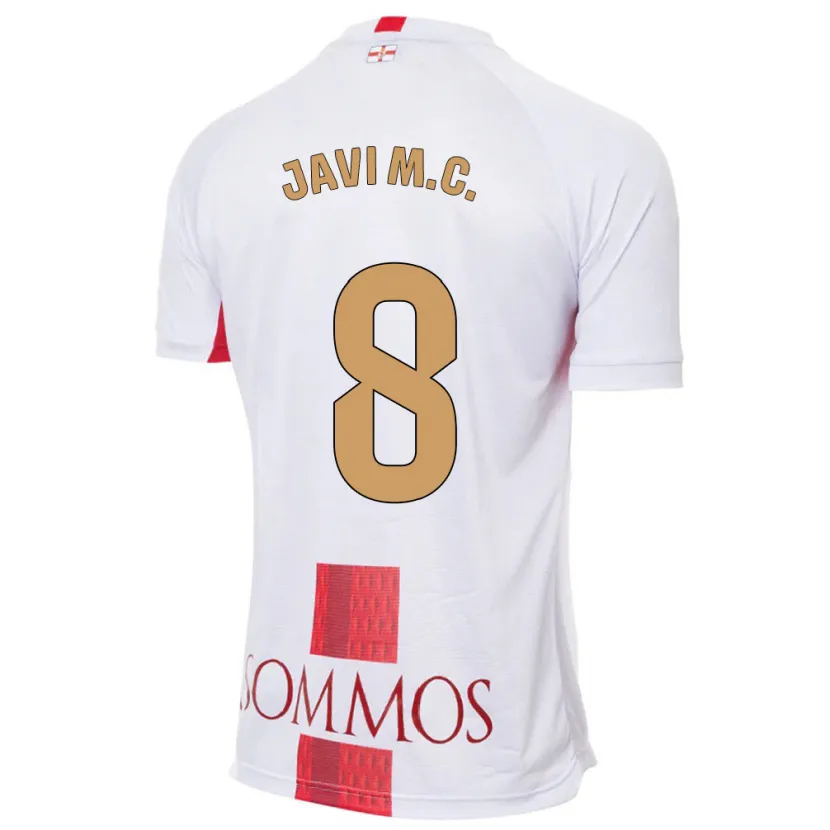 Danxen Niño Camiseta Javi Martínez #8 Blanco 2ª Equipación 2023/24 La Camisa