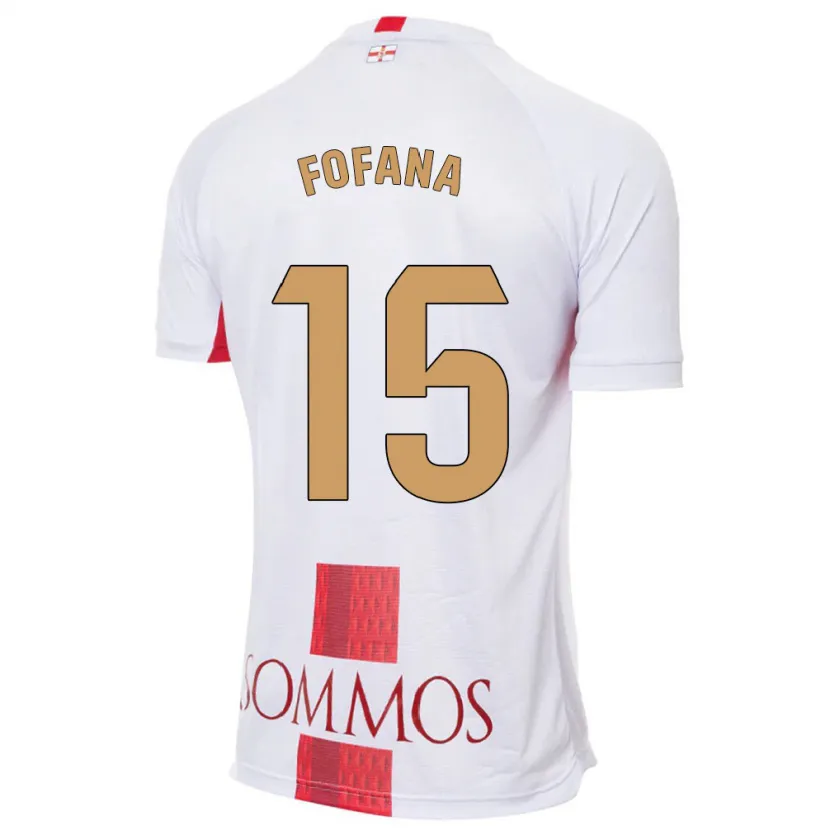 Danxen Niño Camiseta Fadia Fofana #15 Blanco 2ª Equipación 2023/24 La Camisa