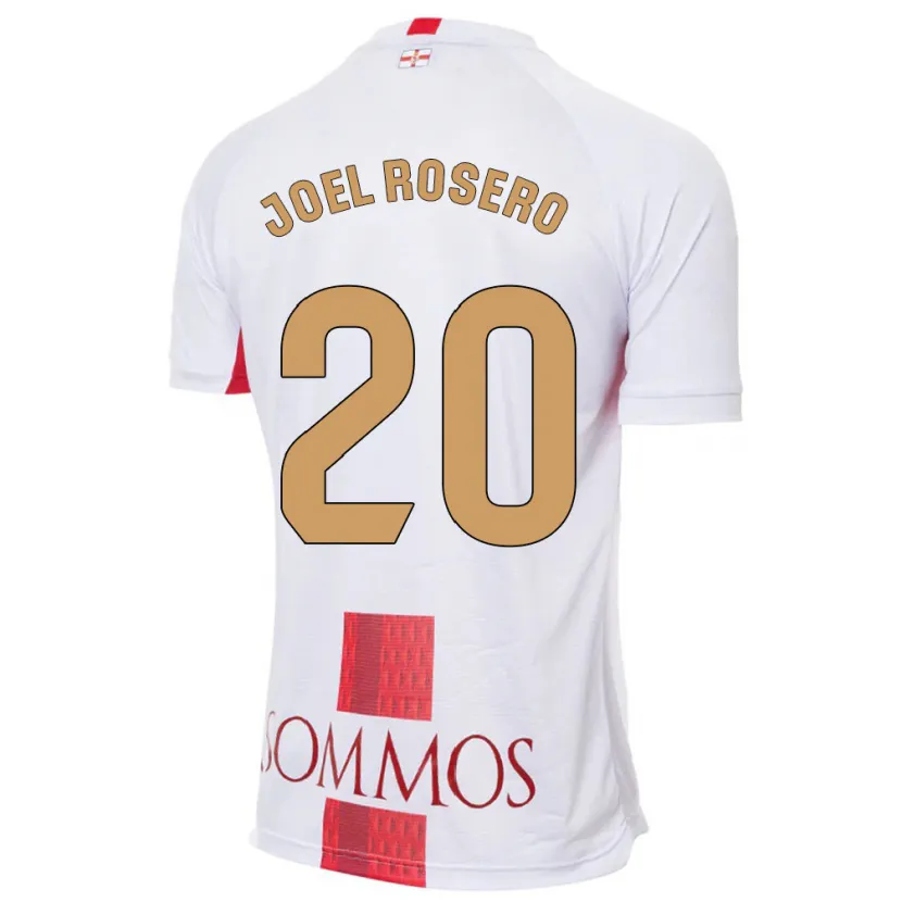 Danxen Niño Camiseta Alexis Joel Rosero #20 Blanco 2ª Equipación 2023/24 La Camisa