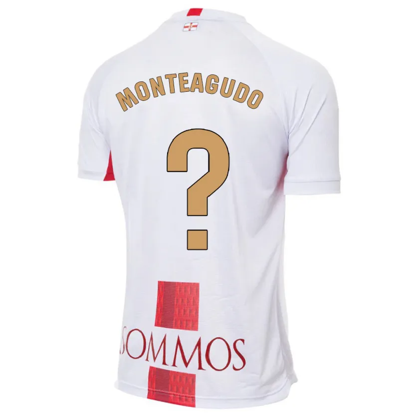 Danxen Niño Camiseta Miguel Monteagudo #0 Blanco 2ª Equipación 2023/24 La Camisa