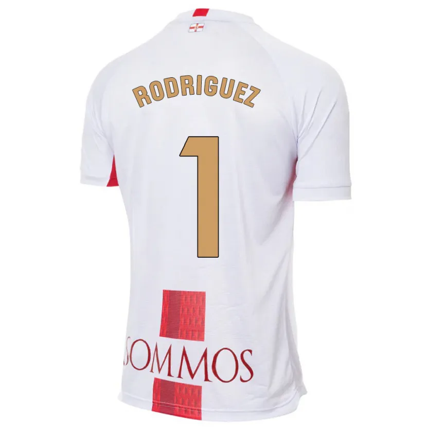 Danxen Niño Camiseta Nuria Rodríguez #1 Blanco 2ª Equipación 2023/24 La Camisa