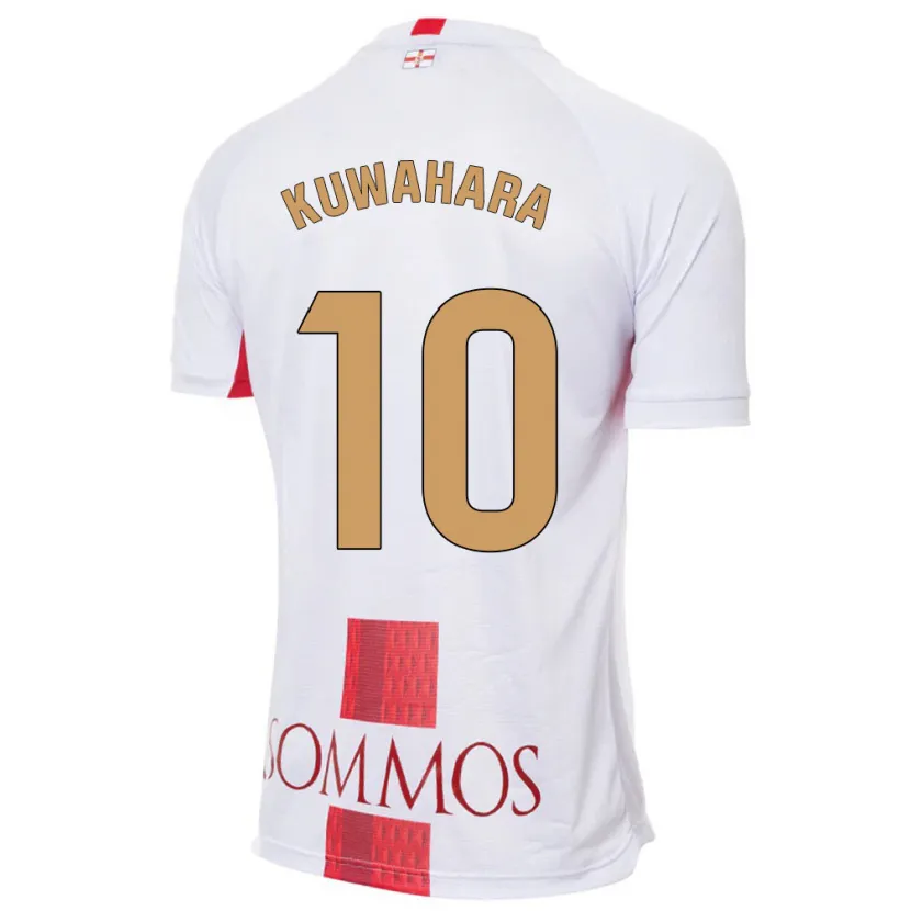 Danxen Niño Camiseta Akane Kuwahara #10 Blanco 2ª Equipación 2023/24 La Camisa