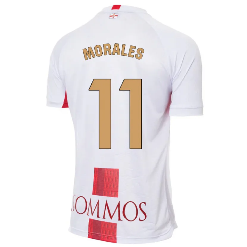 Danxen Niño Camiseta Carolina Morales #11 Blanco 2ª Equipación 2023/24 La Camisa